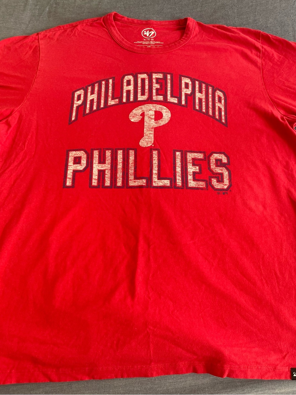 47 Red Philadelphia Phillies Arch Logo Tee